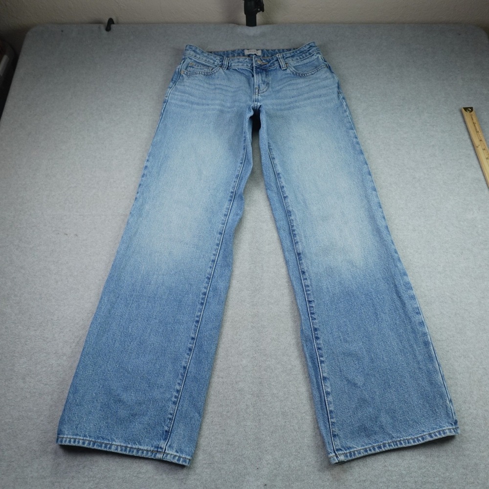 PacSun Jeans Womens 25 Light Wash Blue Zoe Low Rise Girlfriend Straight